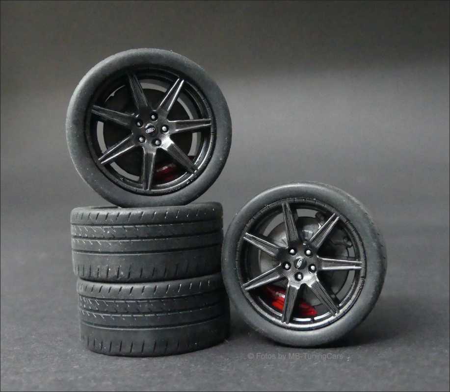 1:18 Ford Shelby GT500 Felgensatz
